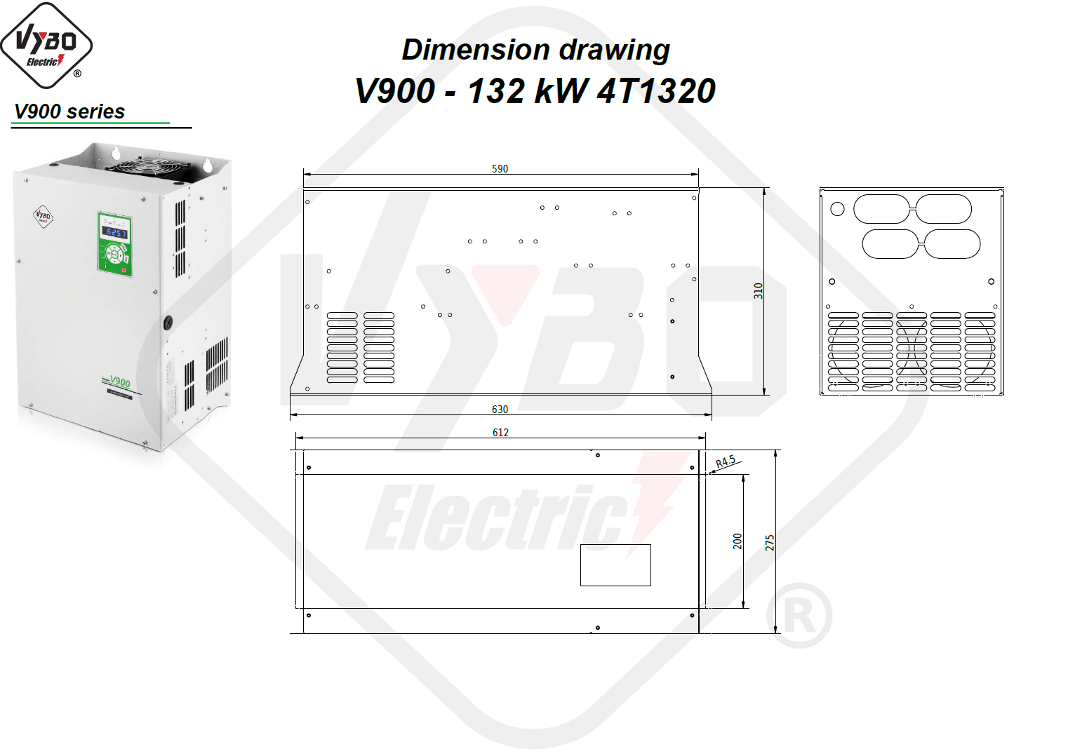 Rysunek wymiarowy 4T1320