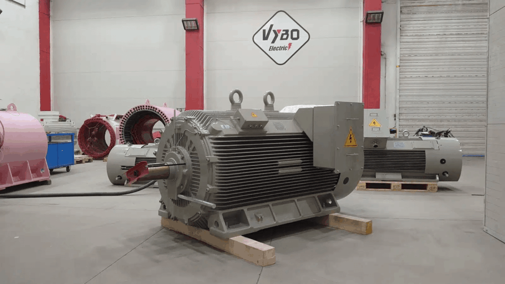Specjalny silnik elektryczny z wirnikiem klatkowym z prętami miedzianymi H17RDCR-500-06 630kW