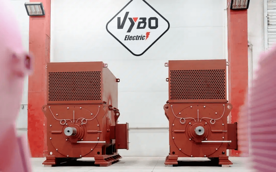 2 szt. Modułowy silnik elektryczny z wirnikiem z prętów miedzianych H27R-630-06-500 1750kW do wentylatora